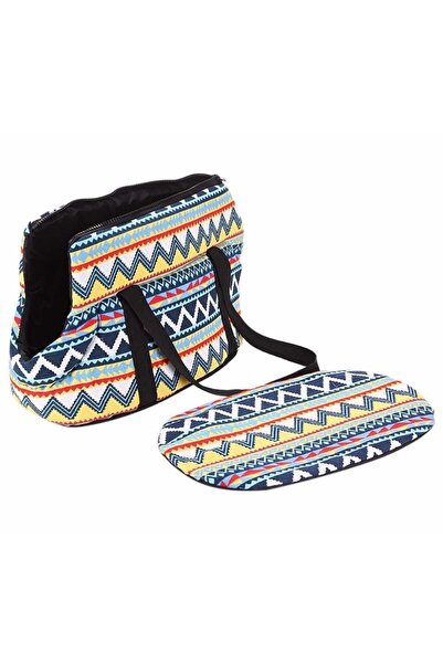 4dog Geantă de transport Deluxe Easy M pentru câini și pisici mici, 42x14x22 cm