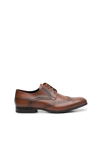 UrbanShoes Pantofi barbati eleganti din piele naturala Leofex- 538-2 Cognac Box