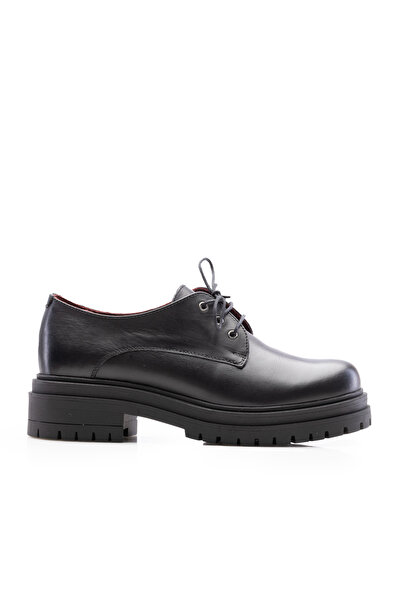 UrbanShoes Pantofi casual damă din piele naturală,Leofex - 347-1 Negru Box