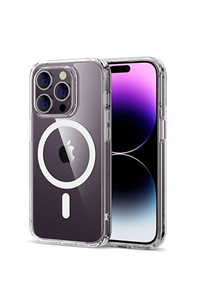 ESR Husa pentru iPhone 14 Pro, Classic Hybrid HaloLock, protectie antisoc, tr...