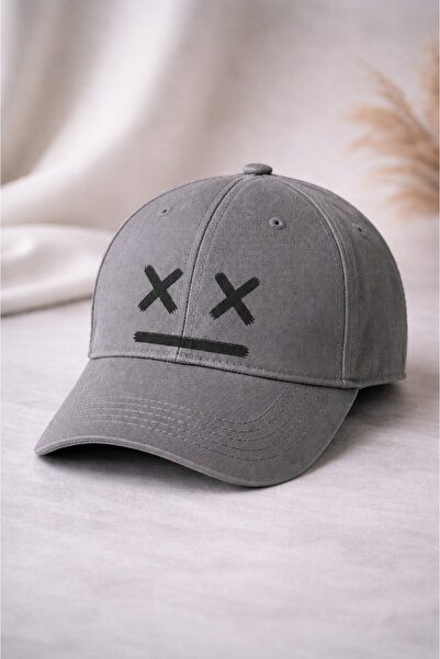 Nulivez Minimal Face Print Unisex Hat Streetwear Baseball Cap