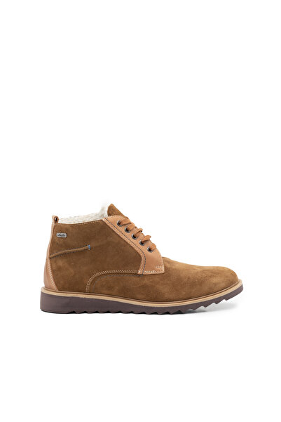UrbanShoes Ghete barbati din piele naturala, Leofex -903 Cognac Velur