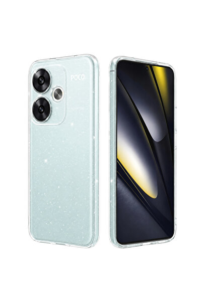 Techsuit Husa pentru Xiaomi Poco F6, SparkleSkin Series, protectie antisoc, t...
