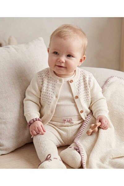 İda Triko ROSA TRİKO BEBEK HIRKA %100 PAMUK