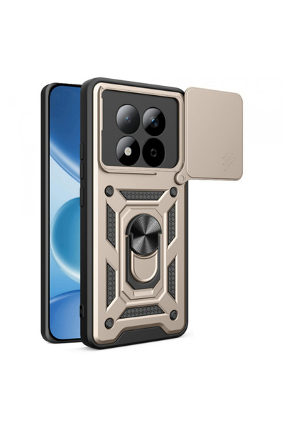 Stef's Cat Husa pentru Xiaomi Redmi Note 15 Pro 5G, Stef's Cat, CamShield, Aurie
