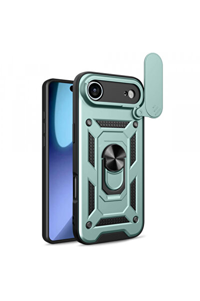 Stef's Cat Θήκη για Apple iPhone 17 Air, Γάτα του Στεφ, CamShield, Πράσινο