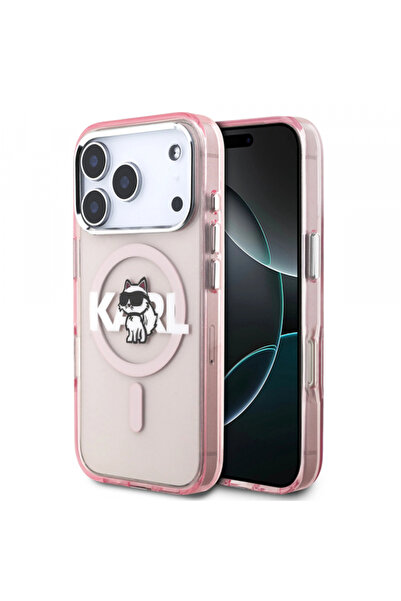 Stef's Cat Husa MagSafe pentru Apple iPhone 17 Pro, Karl Lagerfeld, IML Sketc...