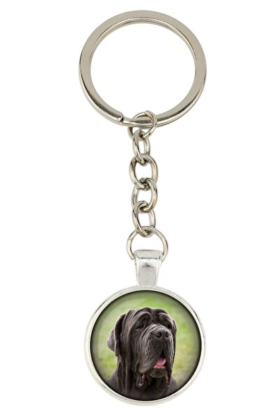 Art - Dog Neapolitan Mastiff, Mastino Napoletano - keychain with your photo, ...