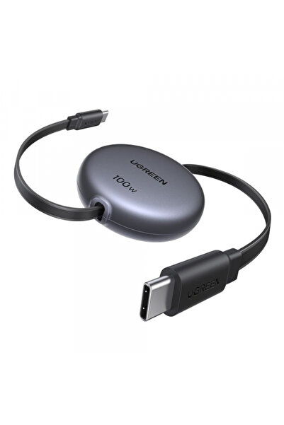 Stef's Cat Cablu Date si Incarcare USB-C - USB-C L531, 100W, 1m, Negru,