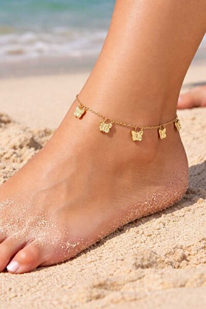 NN Βραχιόλι αστραγάλου μοντέλο 9 - επιχρυσωμένο 14 καρατίων