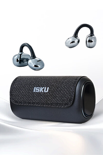 ISKU B10 OWS Ear clip Wireless Earphones Bluetooth Headset Sports Earbuds Sup...