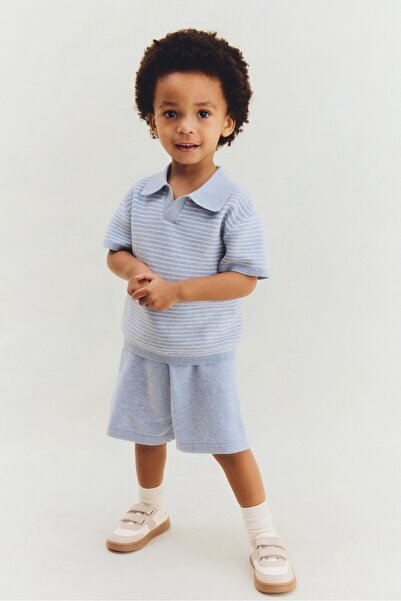 H&M 2 Parçalı Pamuklu Triko Set