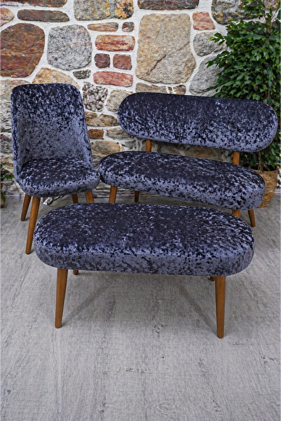 kılıfteks Bench ve Puf Takımı Kılıf Seti - 2 Sandalye, 1 Bench, 1 Puf Örtüsü