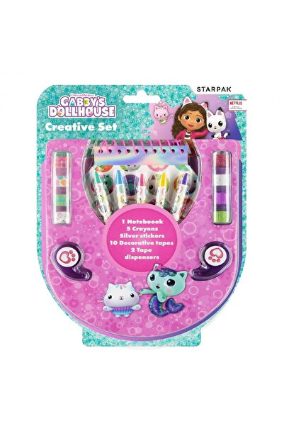 Starpak Set creativ cu caiet, creioane, stickere si alte accesorii, Starpak, ...