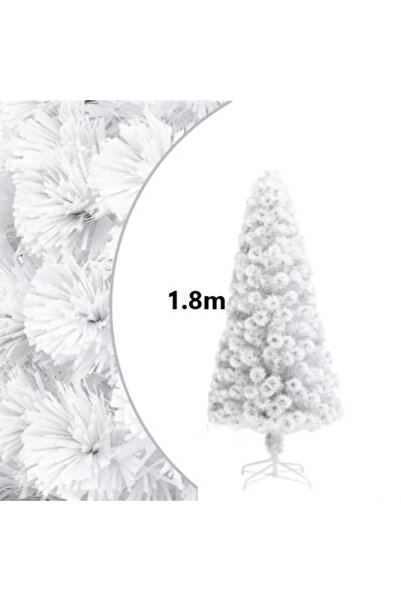 E-ANAMAG Τεχνητό Χριστουγεννιάτικο Δέντρο, Ύψος 180 εκ., Τύπου Λευκό Πεύκο