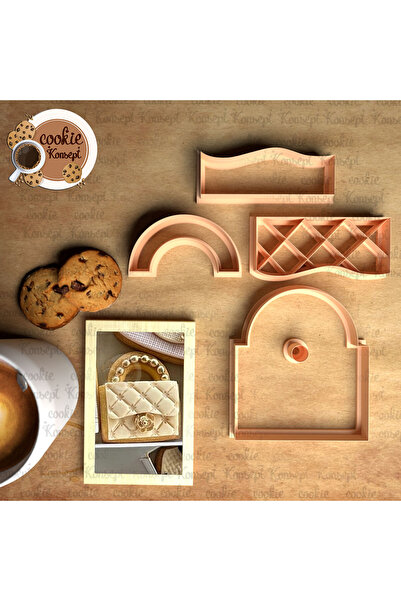 CookieKonsept حقيبة مودا كونسبت العصرية # مجموعة من 3 قوالب للكوكيز |   عجينة...