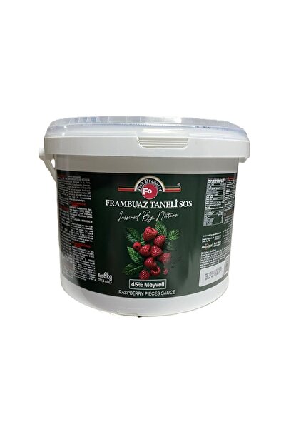 FO Frambuaz Taneli Sos 6 Kg (%45 Meyveli)