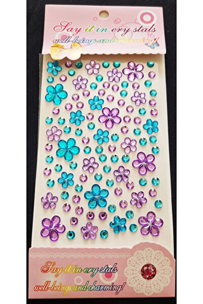 Modellino Kristal Sticker Charm Giraffe Yapışkanlı Choker Sticker Çıkartma Hı...