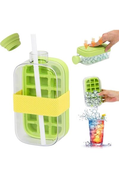 Lorraya 2 in 1 Ice Cube Maker Kettle Portable Ice Ball Mold with Storage Leak...