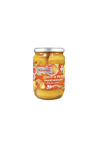 Raureni Compot de piersici tăiate în jumătăți, necurățate 720G
