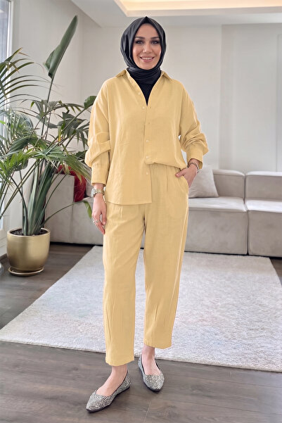 Suede Style 5629 - Κομψό, άνετο γυναικείο σετ από μαλακό ύφασμα Modal