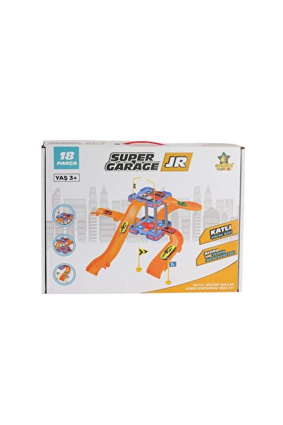 WOWMOMKIDS Er-200 Super Garage Jr Car Parking Set