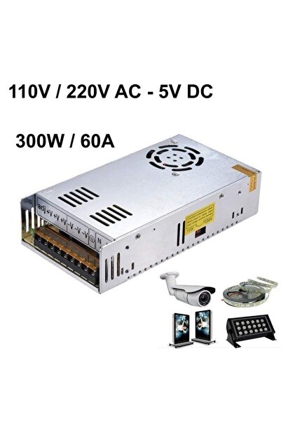 Stef's Cat Sursa de Alimentare Metalica 5V-300W/60A,