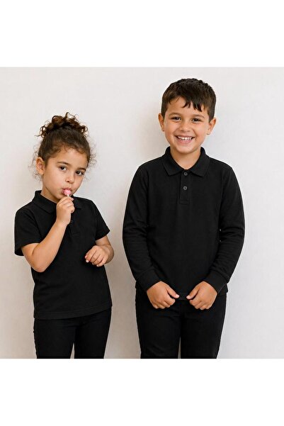 BAGİSTA BUTİK Tricou unisex pentru copii, cu mânecă scurtă sau lungă, cu gule...