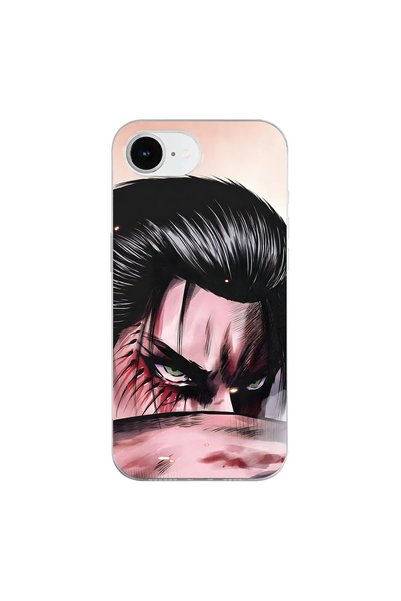 PPKin iPhone 16E Compatible Anime 1/2 Design Transparent Case