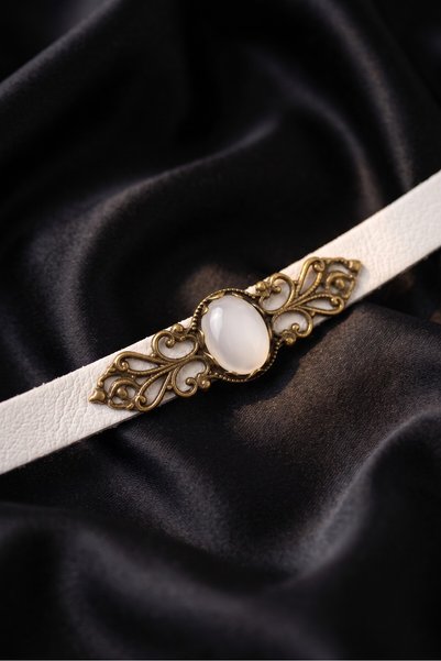 LADYMİRAGE Real Leather Natural Leather Bracelet