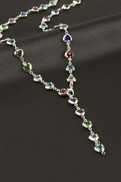 Generic Brand Heart zircon stone y necklace