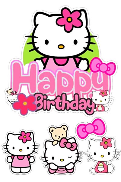 telaşe memuru Hello Kitty Yenilebilir Pasta Süsü - Hello Kitty Pasta Resmi ve...
