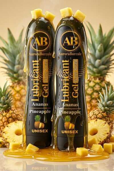 AuroraBoreale Ananas Aromalı Yenilebilir Kayganlaştırıcı Jel Lubricant Gel 25...
