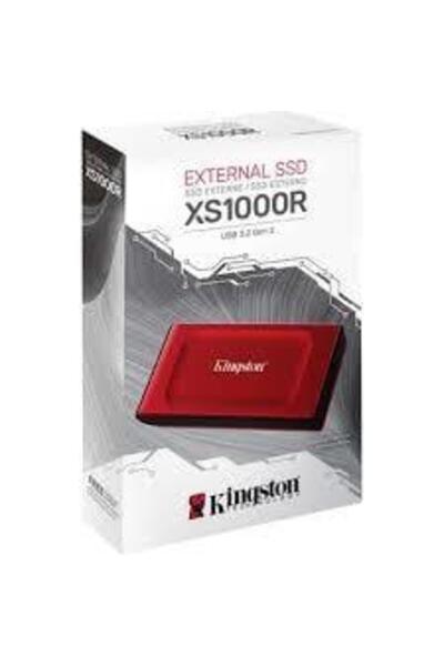 Kingston 1Tb Xs1000 Sxs1000R-1000G Kırmızı Usb Type-C 3.2 Gen 2 Taşınabilir S...
