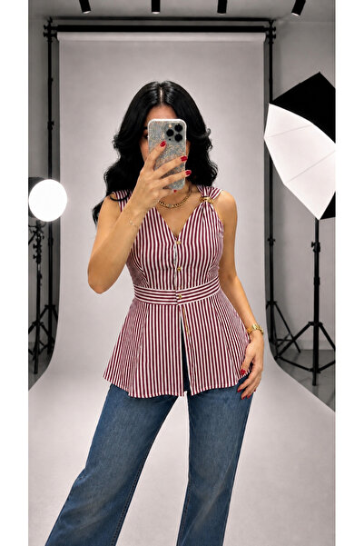 Kedi Fashion Gold tokalı tasarım gömlek