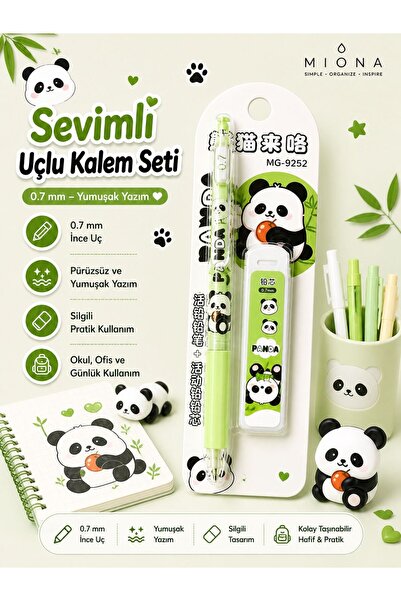 Miona Panda Uçlu Kalem 0.7 mm