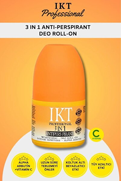 YURISH Ikt Professionnel Koltuk Altı Beyazlatıcı ,tüy Azaltıcı Deo Rollon