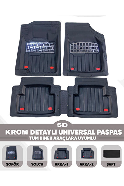 Alberto Rossi Fİat Fiorino Cargo 2009-2023 Model Uyumlu Enerox KROM 5D Havuzl...