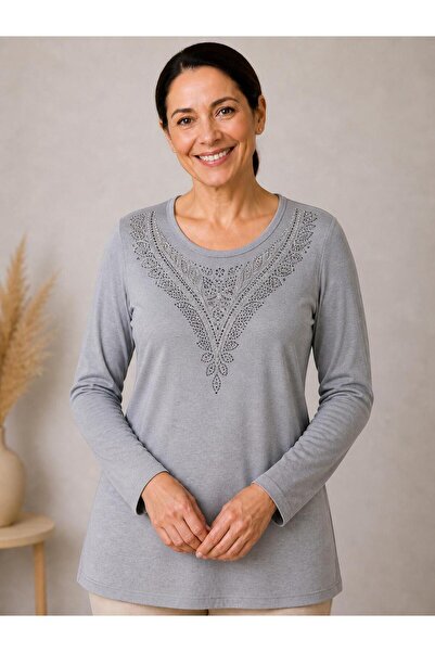 Kuraff Giyim Anne Stone-Detail Blazer Suitable for Daily Use