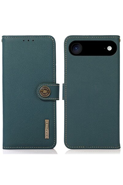 KHAZNEH Δερμάτινη Θήκη Πορτοφόλι Green (Apple iPhone Air)