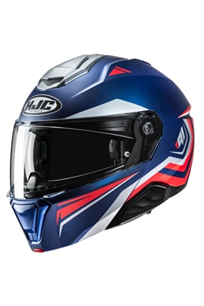 HJC İ91 Tricus MC21SF Çene Açılır Motosiklet Kaskı Mavi