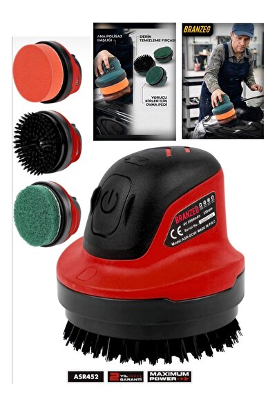 BRANZEG Şarjlı Polisaj Makinesi Mini Cila Makinesi 4 V 2000mah