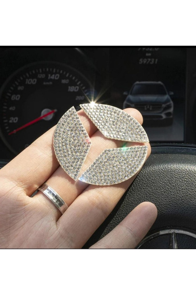Mercandamoda Mercedes Direksiyon Logosu Taşlı