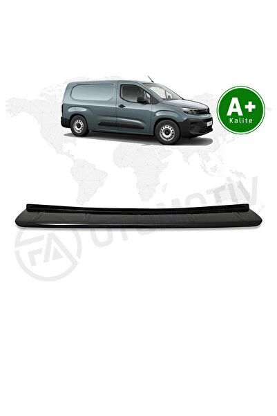 FA OTOMOTİV Opel Combo Panelvan Arka Tampon Eşiği Parlak Siyah 2024 Model ve ...