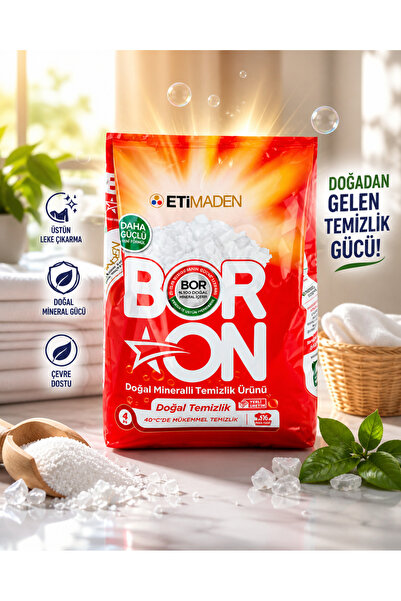 libescarf Bor-On Matik Doğal Mineralli Toz Deterjan 4 Kg (4 ADET)