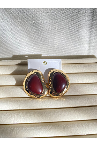 Bade Special Series Pretty Light Design Acrylic Stone Gold Color Women's Earr...