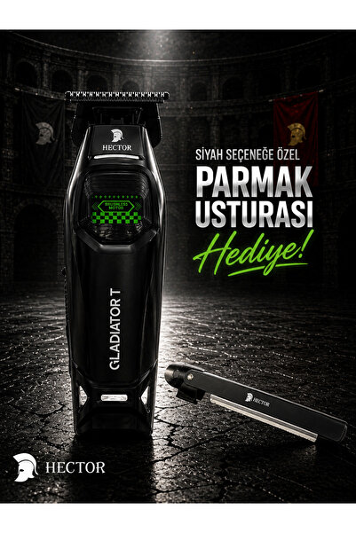 Hector Gladiator T Profesyonel Saç Sakal Kesim Makinesi