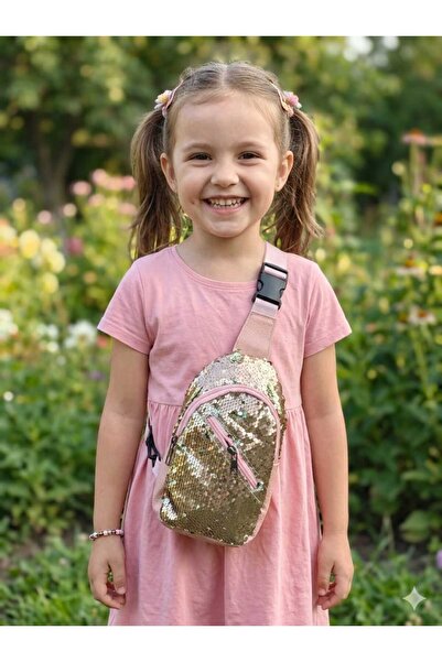 JHTshop Pullu Bady Bag Kız Çocuk Çantası