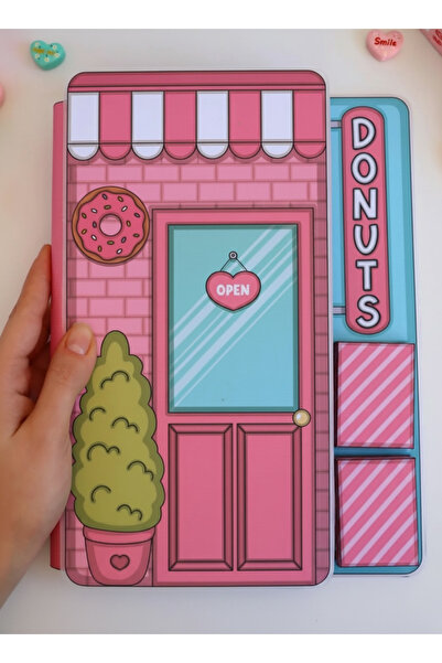 FARCY Kes-Yapıştır-Oyna Donut Dükkanı İşletme Oyunu