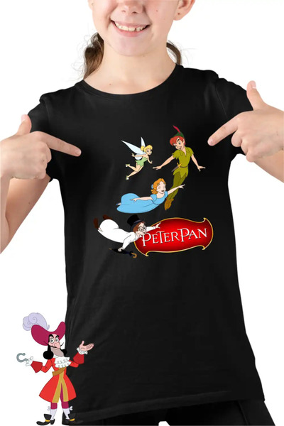 OEM Tricou Copii Fete Peter Pan Wendy